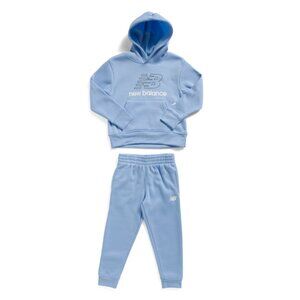NEW BALANCE Blue Big Boys 2pc Graphic Hoodie And Joggers Set